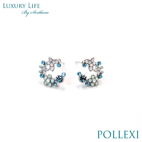 Boho Silver Alloy Crescent Moon Earrings🌙 - Picture 3 of 3